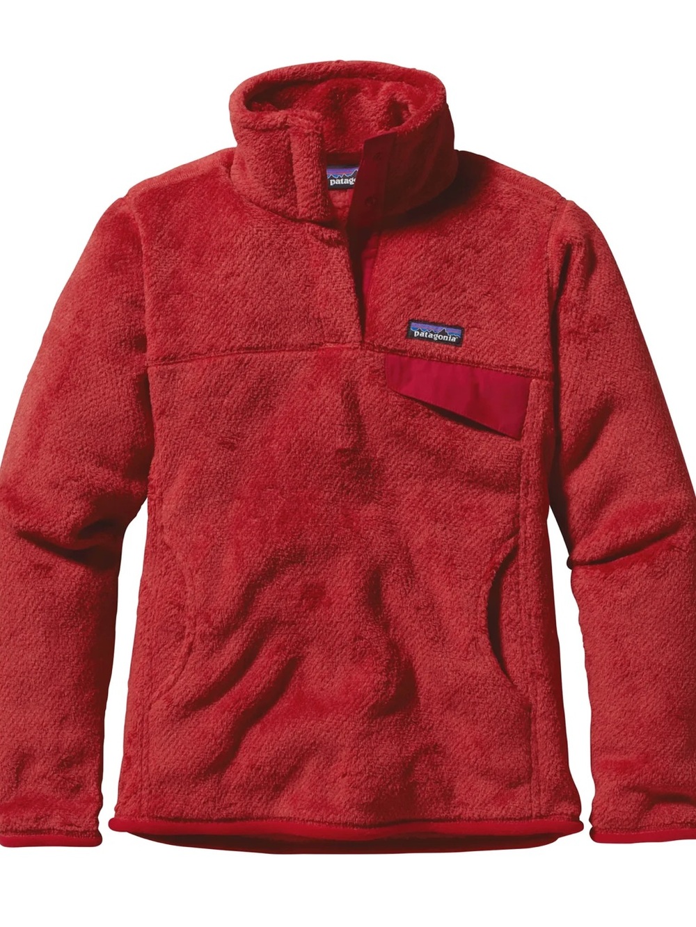 Patagonia Women’s Red Fleece Pullover Jacket